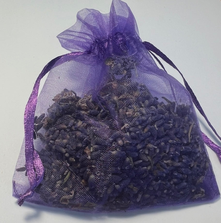 Small Pouch of Dried Lavender Flowers